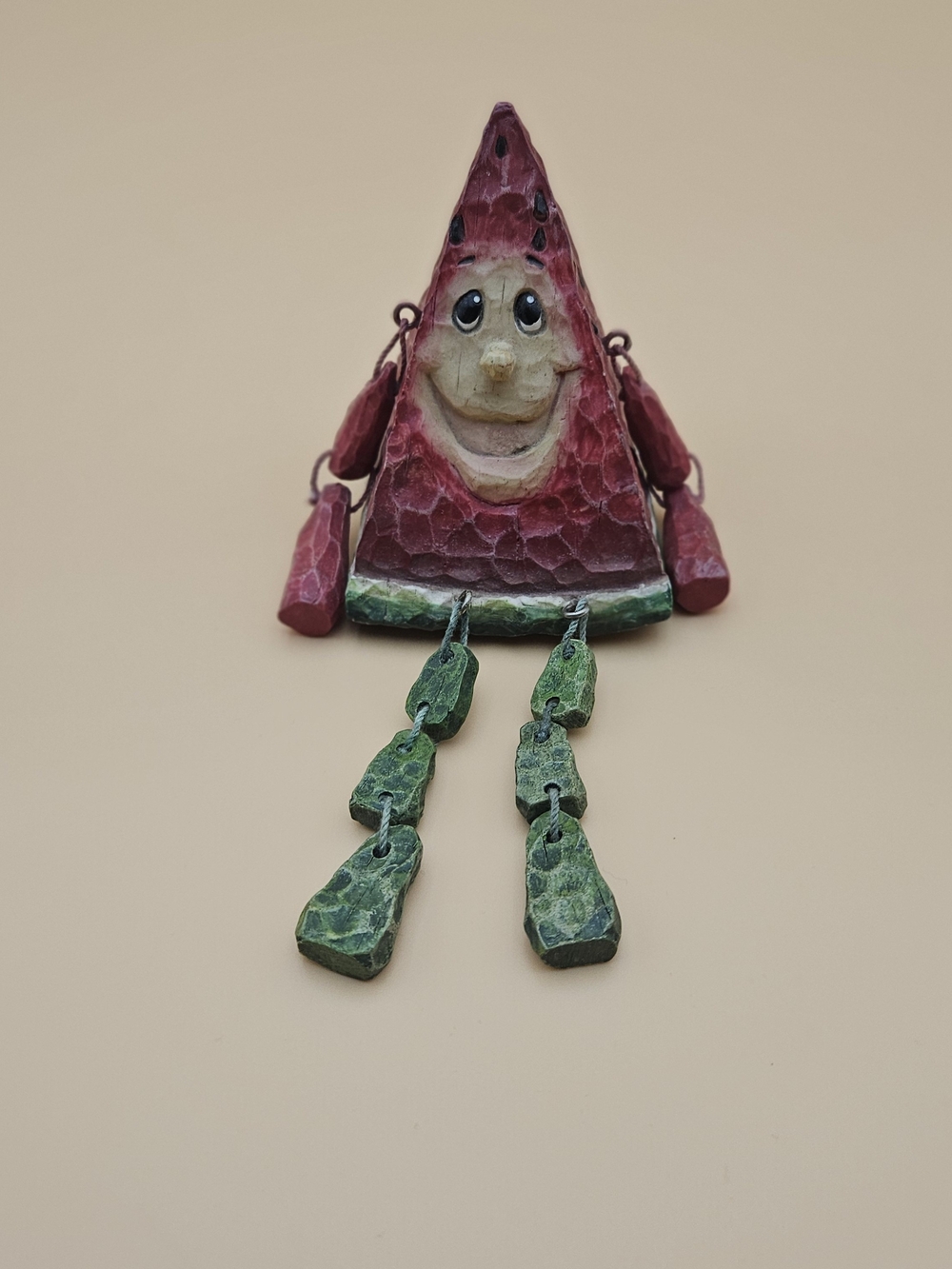 Vintage Anthropomorphic Fruit Shelf Sitter Watermelon Slice Collections Etc.